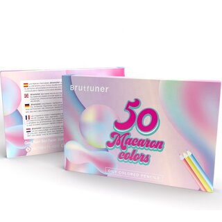 50 Buntstifte weiche Pastell-l-Stifte